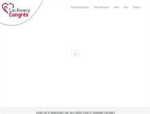 Tablet Screenshot of lac-annecy-congres.com